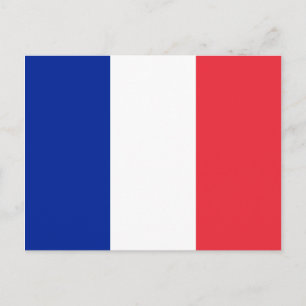 France Flag Postcard