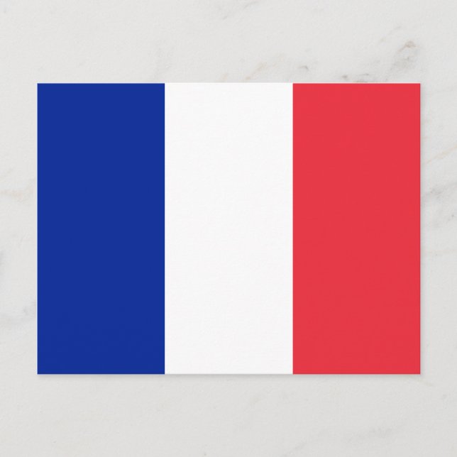 France Flag Postcard (Front)