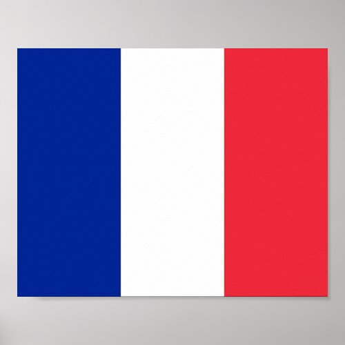 France Flag Poster