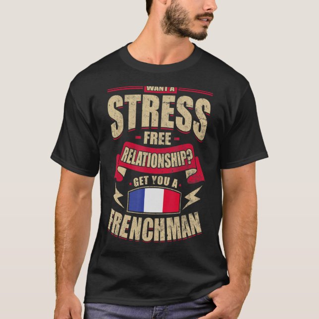 France Flag Proud French People Men & Women 3 T-Shirt (Front)