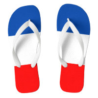 France flag quality flip flops