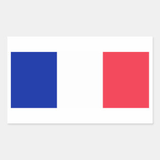 France Flag Rectangular Sticker