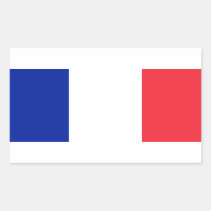 France Flag Rectangular Sticker