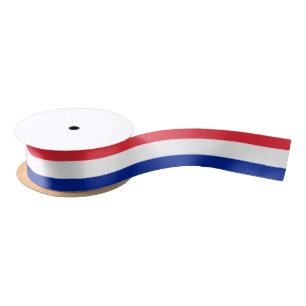 France Flag Satin Ribbon