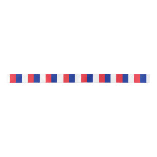 France Flag Satin Ribbon