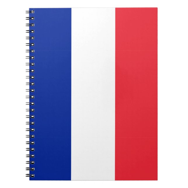 France Flag Spiral Photo Notebook (Front)