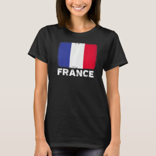 France Flag  Support French People Women Men T-Shirt