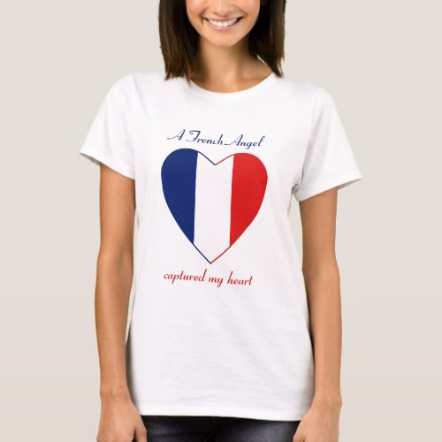 France Flag Sweetheart T_Shirt