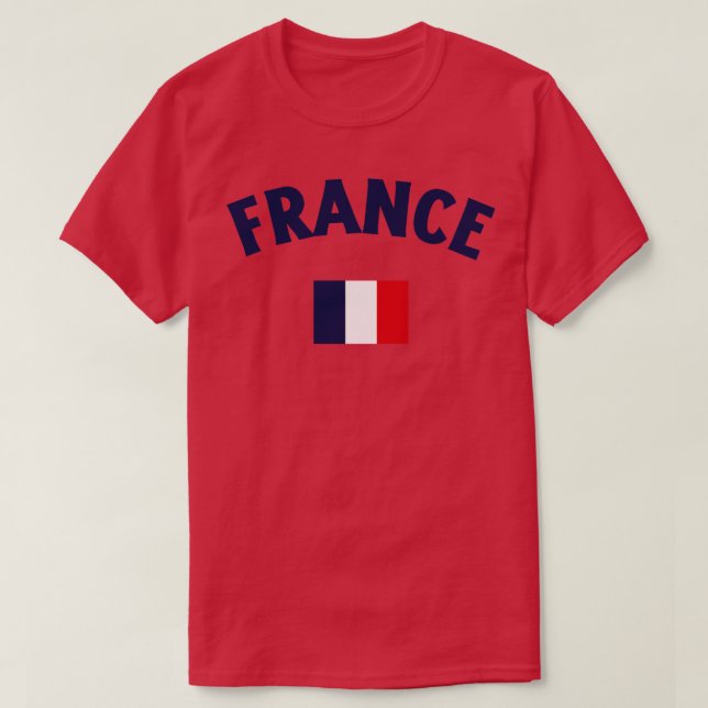 France Flag T-Shirt (Design Front)