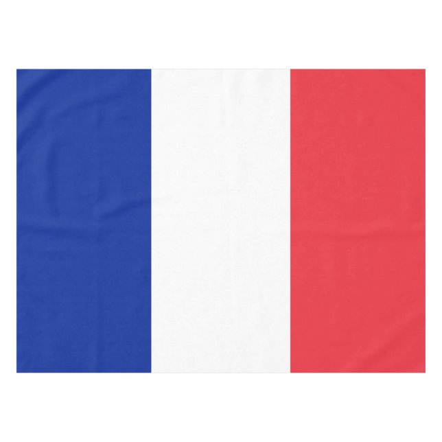 France Flag Tablecloth (Front (Horizontal))