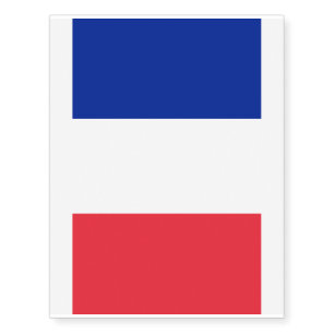 France Flag Temporary Tattoos