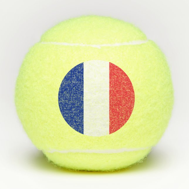 France Flag Tennis Balls (Front)