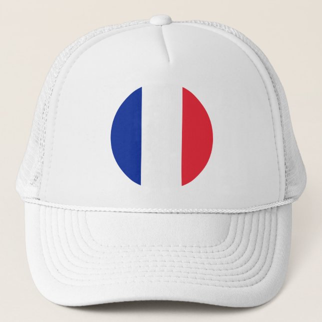 France Flag Trucker Hat (Front)