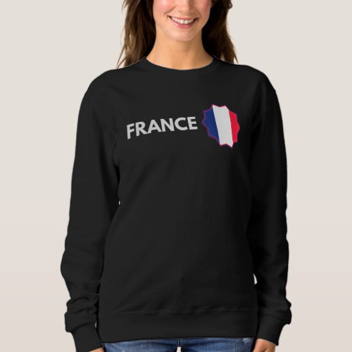 France Flag Vintage French Flag France Training So Sweatshirt
