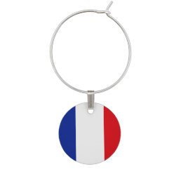 France Flag Wine Charm