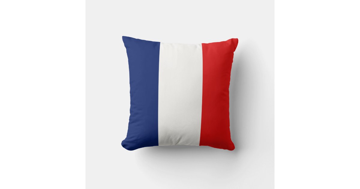 France Flag x Flag Pillow | Zazzle