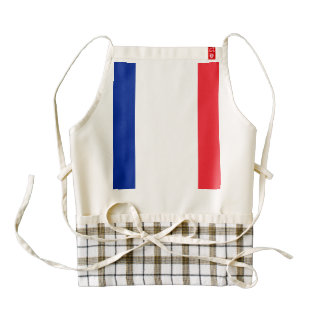 France Flag Zazzle HEART Apron
