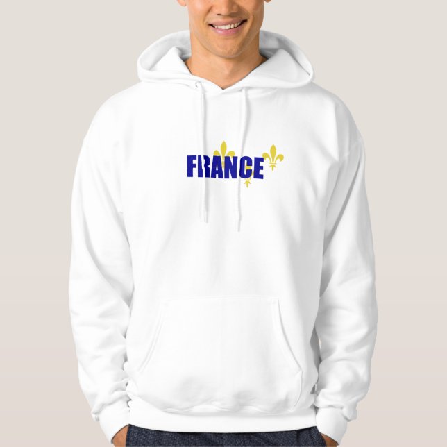 France Fleur-de-lys Royaliste Hoodie (Front)