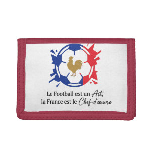 France Football Fans – Soccer Lover Gifts & Appare Tri-fold Wallet