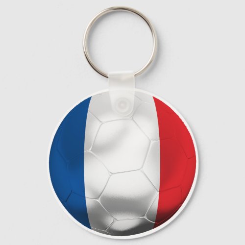 France Football Keychain