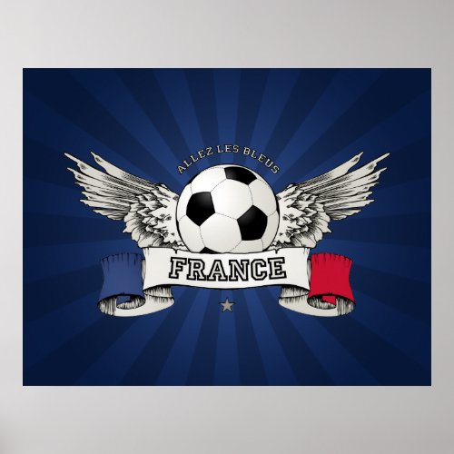 France Football National Team Supporter poster