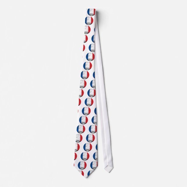 France Football Neck Tie (Front)