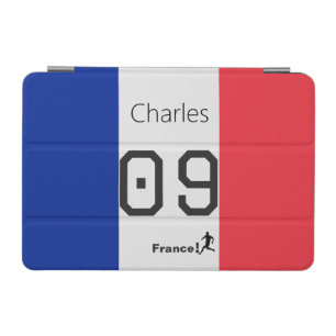 France Football Personalized Team Colors Athlete  iPad Mini Cover