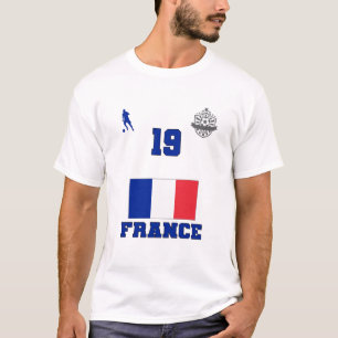 France Football Soccer Team #19 T-Shirt