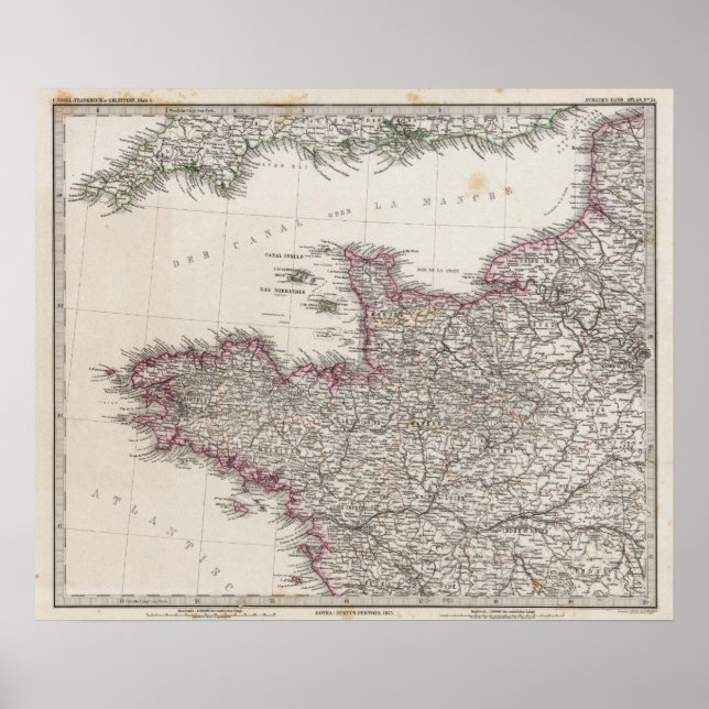 France, four leaves, leaf 1 poster (Front)