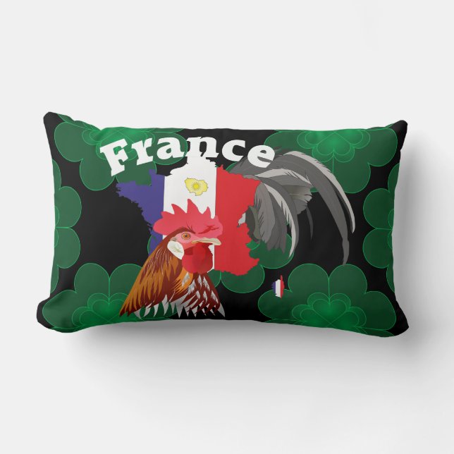 France - France Lumbar Pillow (Front)