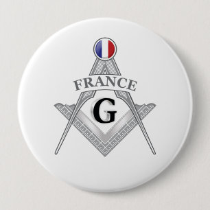 France freemasonry sign button