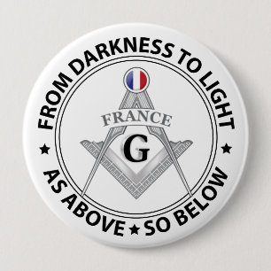 France freemasonry sign button