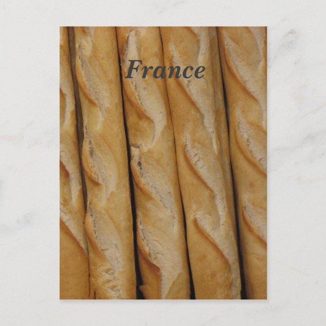 France - French Bread Postcard (Front)