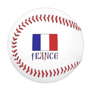 France French Flag Blue Personalization  Baseball