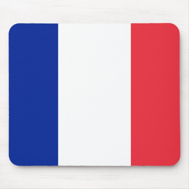 France (French) Flag Mouse Pad (Front)