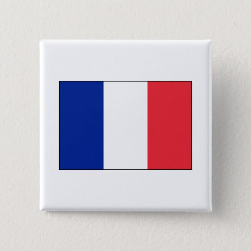 France  French Flag Pinback Button