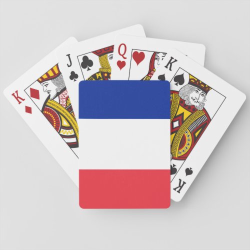 France French Flag Playing Cards