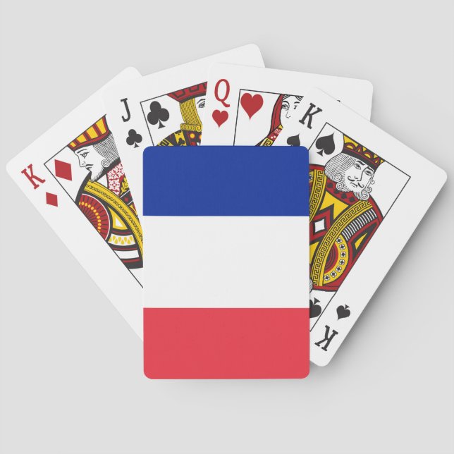 France (French) Flag Poker Cards (Back)