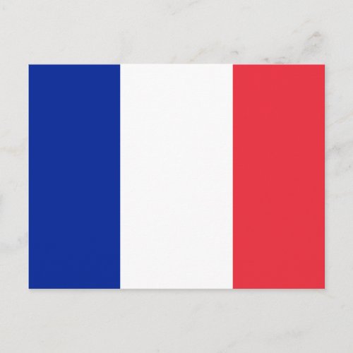 France French Flag Postcard