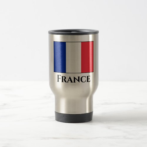 France French Flag Travel Mug