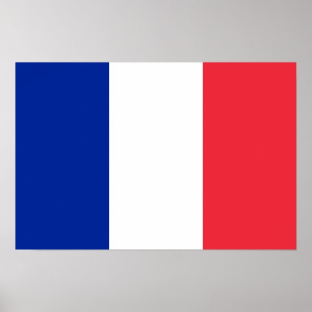 France – French National Flag Poster (Front)