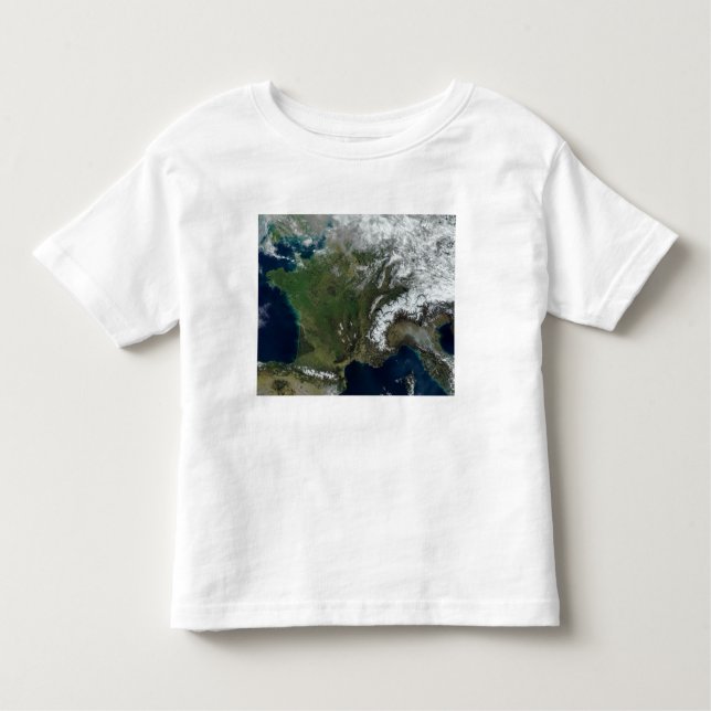 France from space toddler t-shirt (Front)