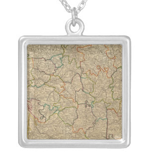 France, governments silver plated necklace