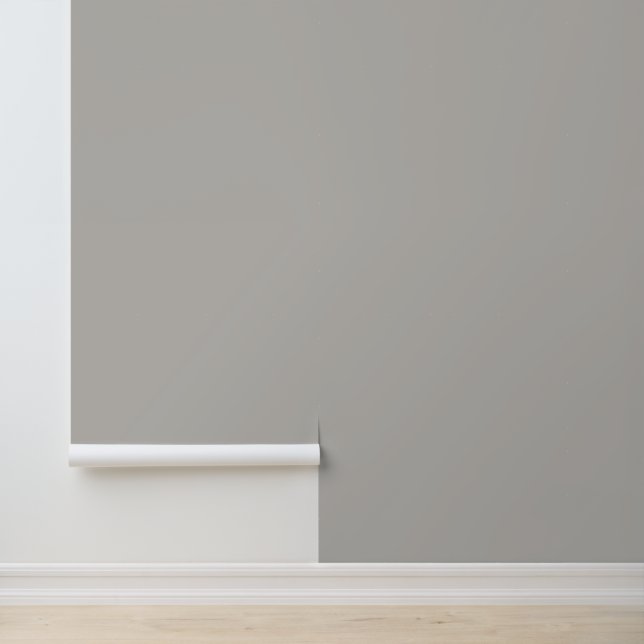 France Gray Floral Wallpaper (Application)