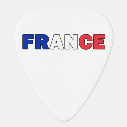 France Guitar Pick