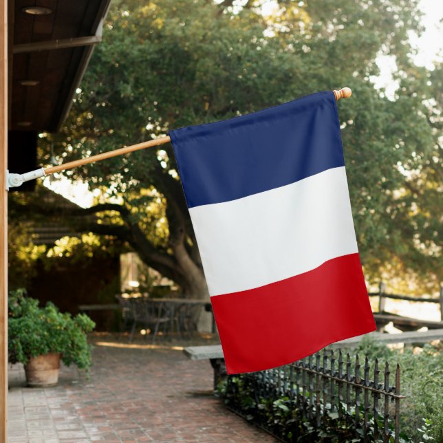 France House Flag (In SItu)