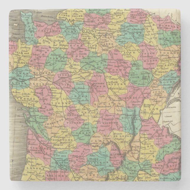 France, in Departments Stone Coaster (Front)