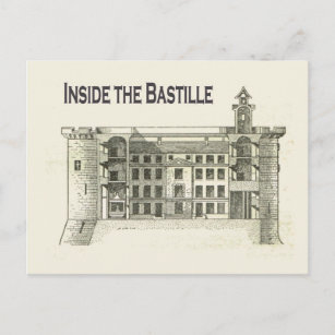 France,  Inside the Bastille in 1789 Postcard