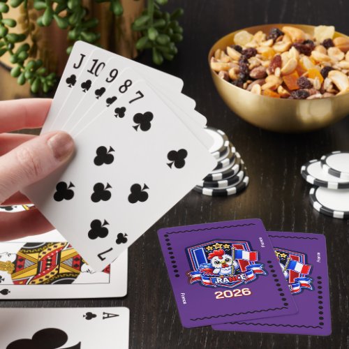 France Kids Poker Cards
