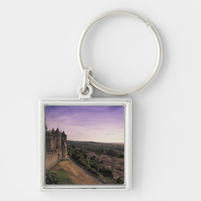 FRANCE, Languedoc Carcassonne 2 Keychain (Front)
